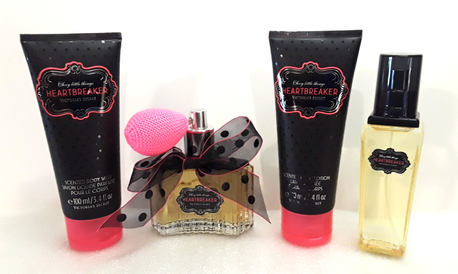 Victoria's Secret Sexy Little Things Heartbreaker Lotion Wash Mist & EDP 4Pc SET