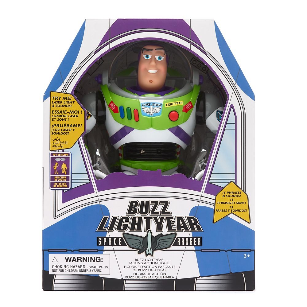 Disney Parks Buzz Lightyear Interactive Talking Action Figure Toy Story 12