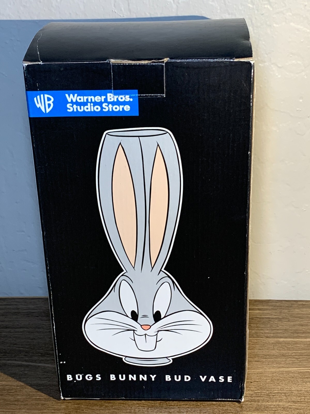 1997 Bugs Bunny Bud Vase Looney Tunes Warner Bros Studio Store With Box
