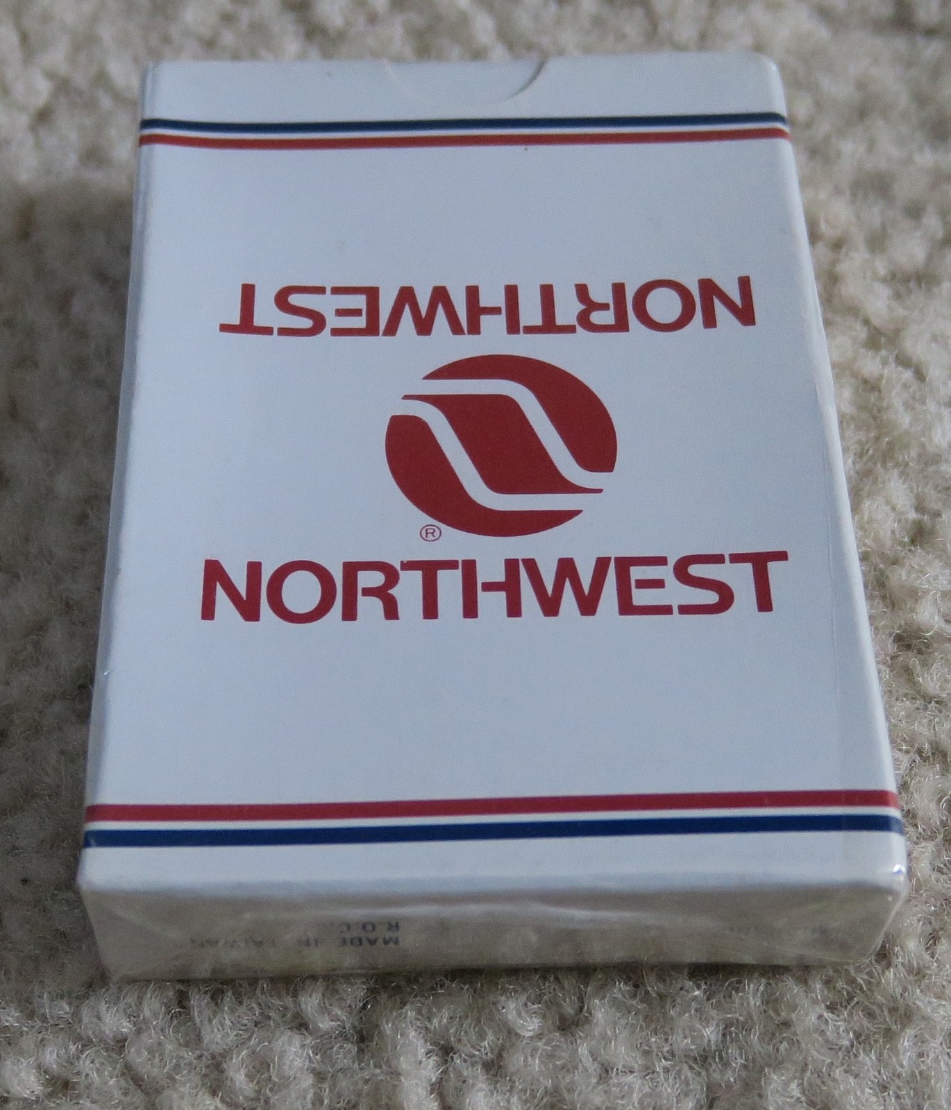 Factory Sealed Northwest Orient Airlines Deck of Playing Cards New Mint Vintage