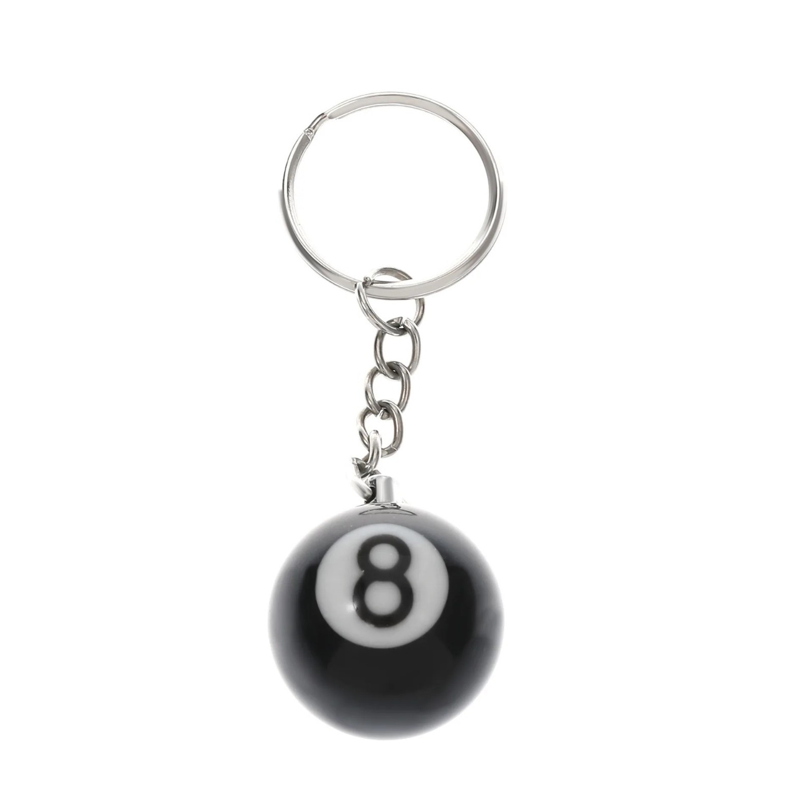 Pool 8 Ball Billiards Charm Keychain Pendant Cool Player Gift