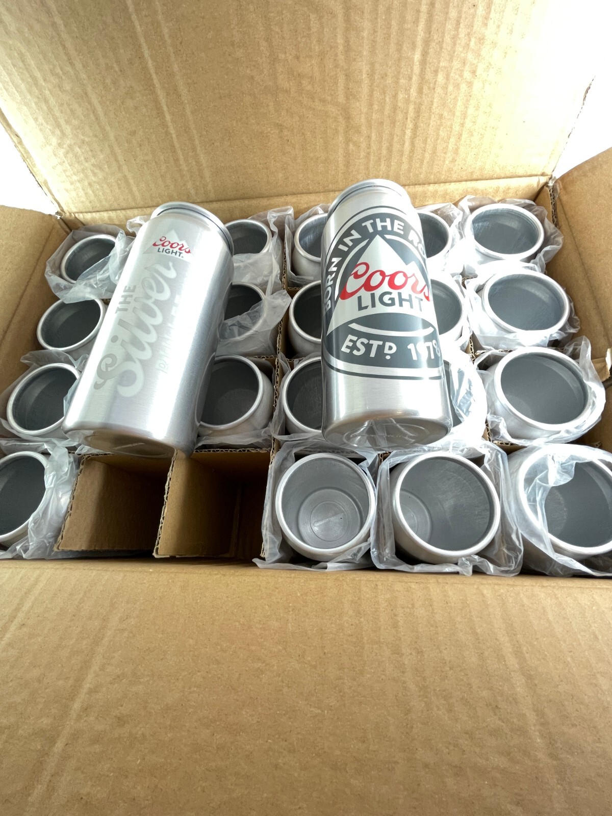 COORS LIGHT SILVER BULLET ALUMINUM 16OZ CAN (CUP) NEW