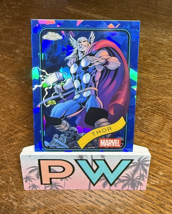 2025 Topps Chrome Marvel Sapphire Thor #119