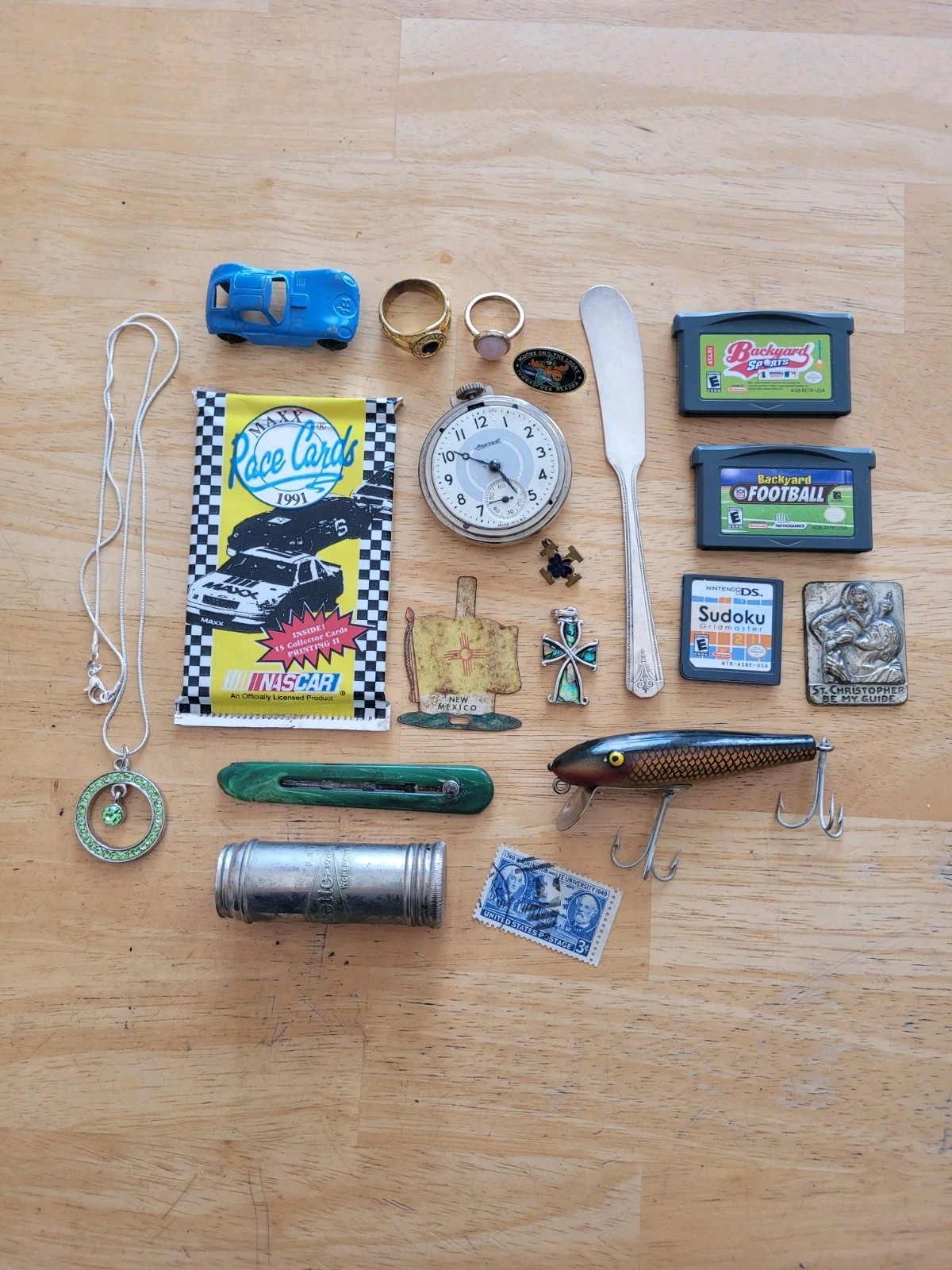 Grandpa\'s  JUNK DRAWER LOT  Vintage Collectibles for Parts/Repair/Resell/Display