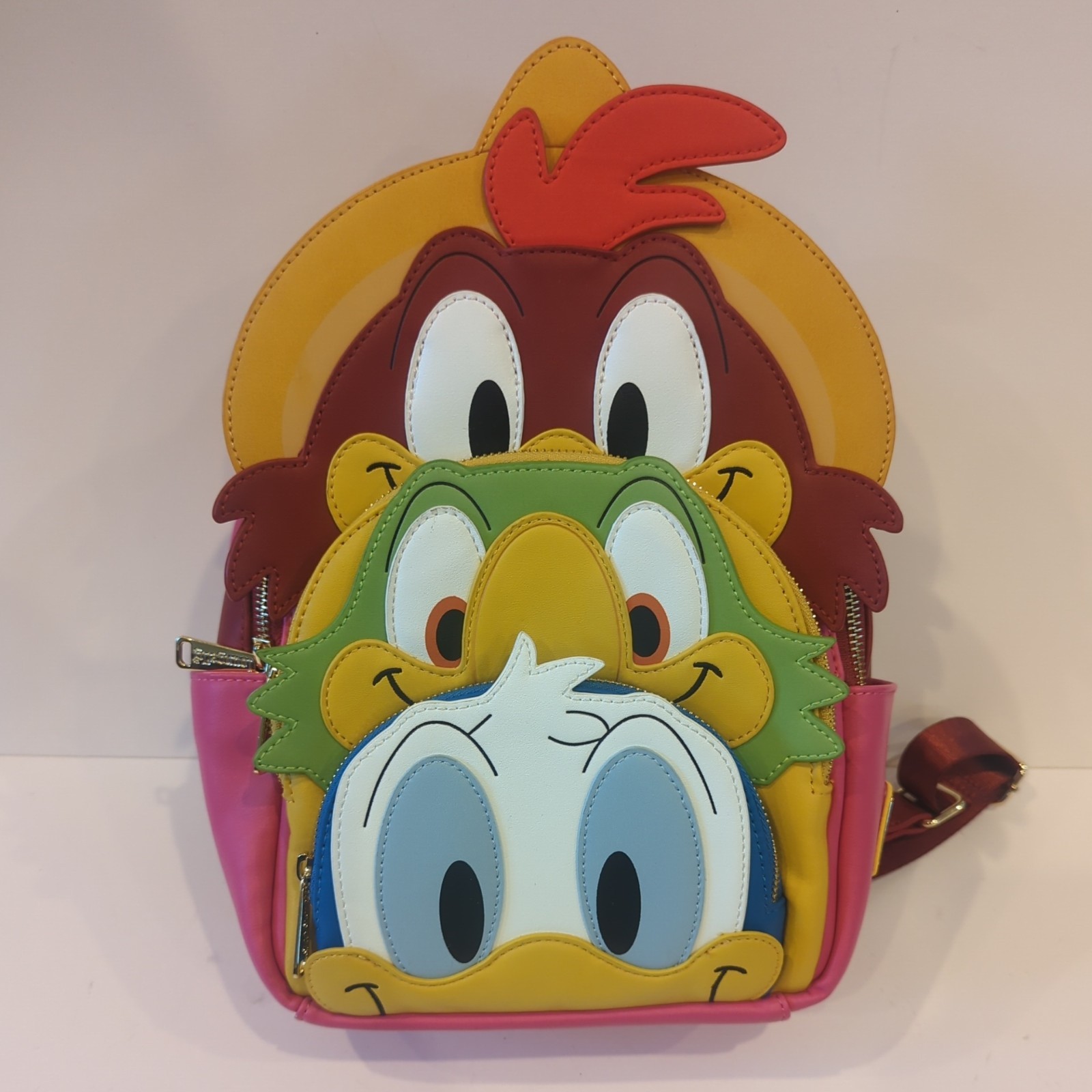 The Three Caballeros Disney Loungefly Backpack Bag Excellent 