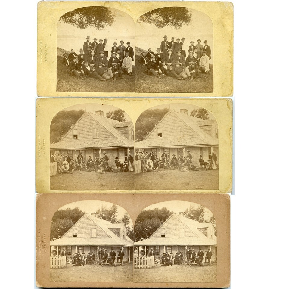 3 Newburyport MA: Members of Bluff Association 1863 & 1865 Mosely E254,5,6