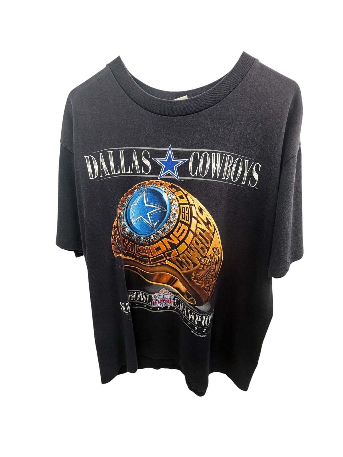 Vintage 1993 Dallas Cowboys Champions Ring Shirt