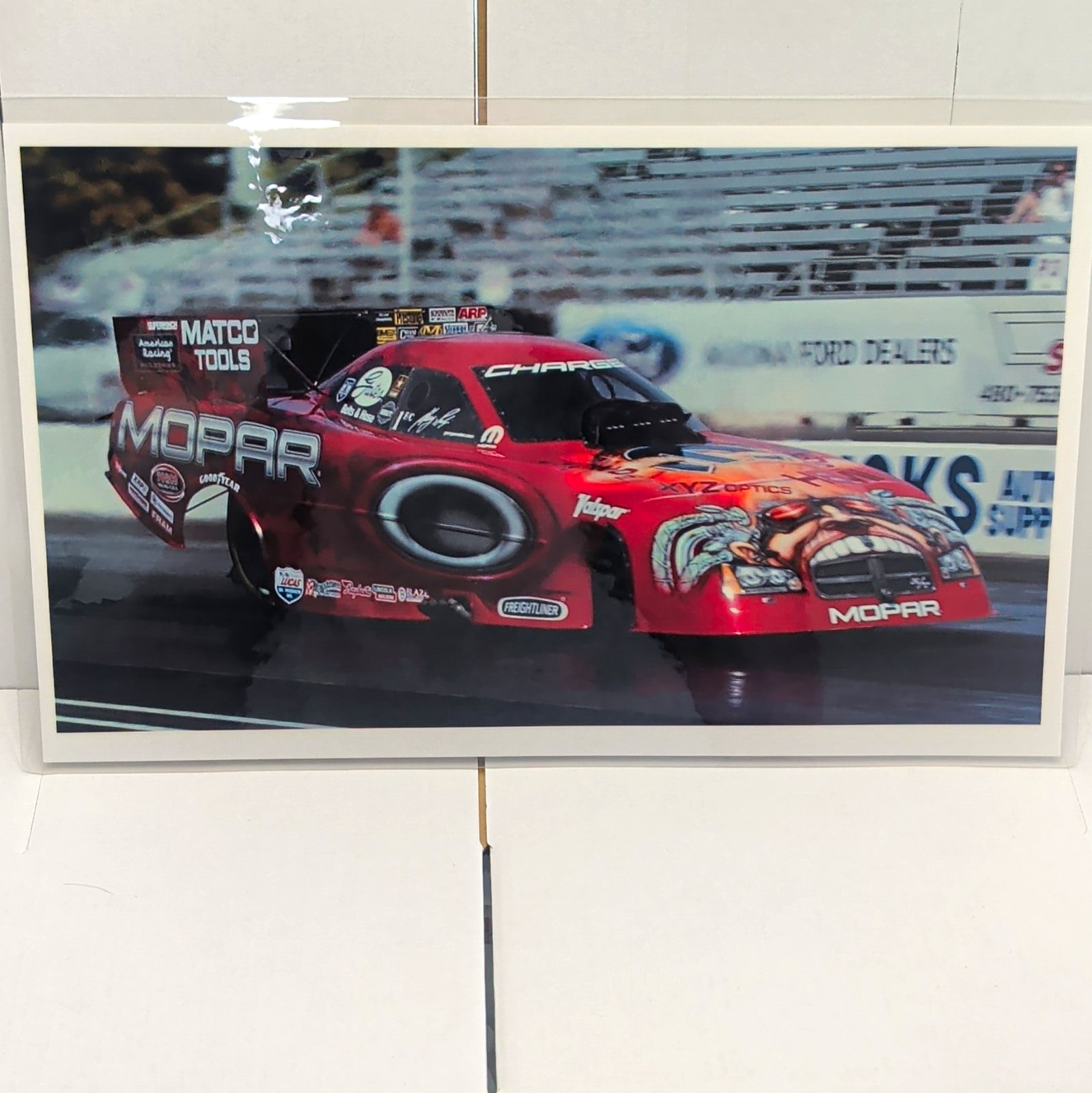 Dodge NASCAR Stock Car NHRA Funny Car Drag Racing Factory Promo Photo Lot 4