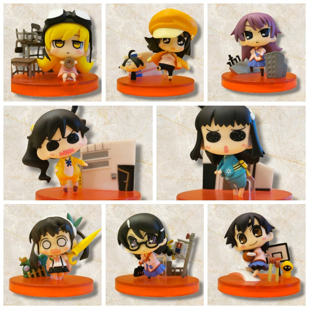 Bakemonogatari complete set x8 Figure