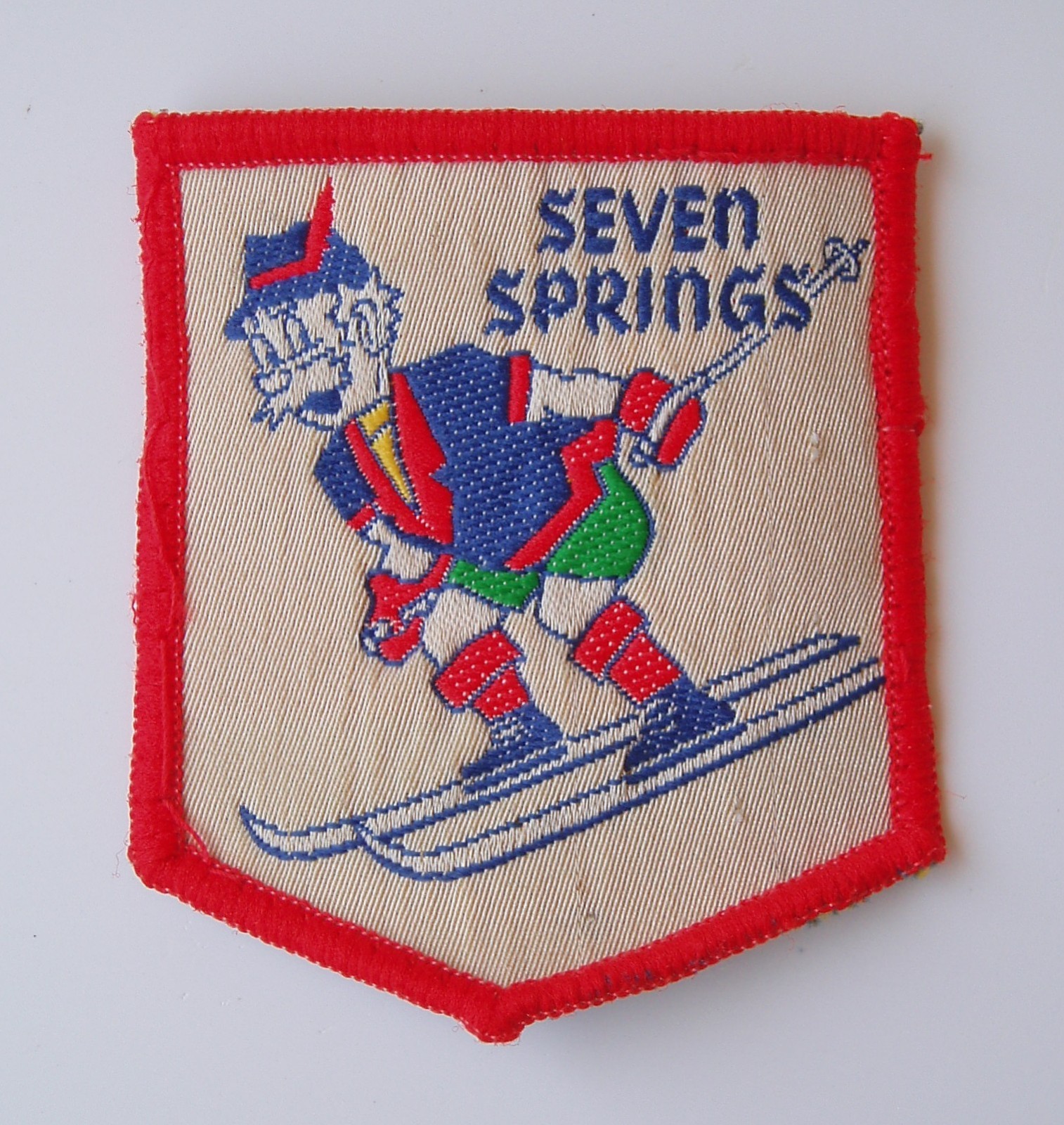 Vintage Seven Springs Mountain Resort Patch Champion Pennsylvania ca 1960s-1970s
