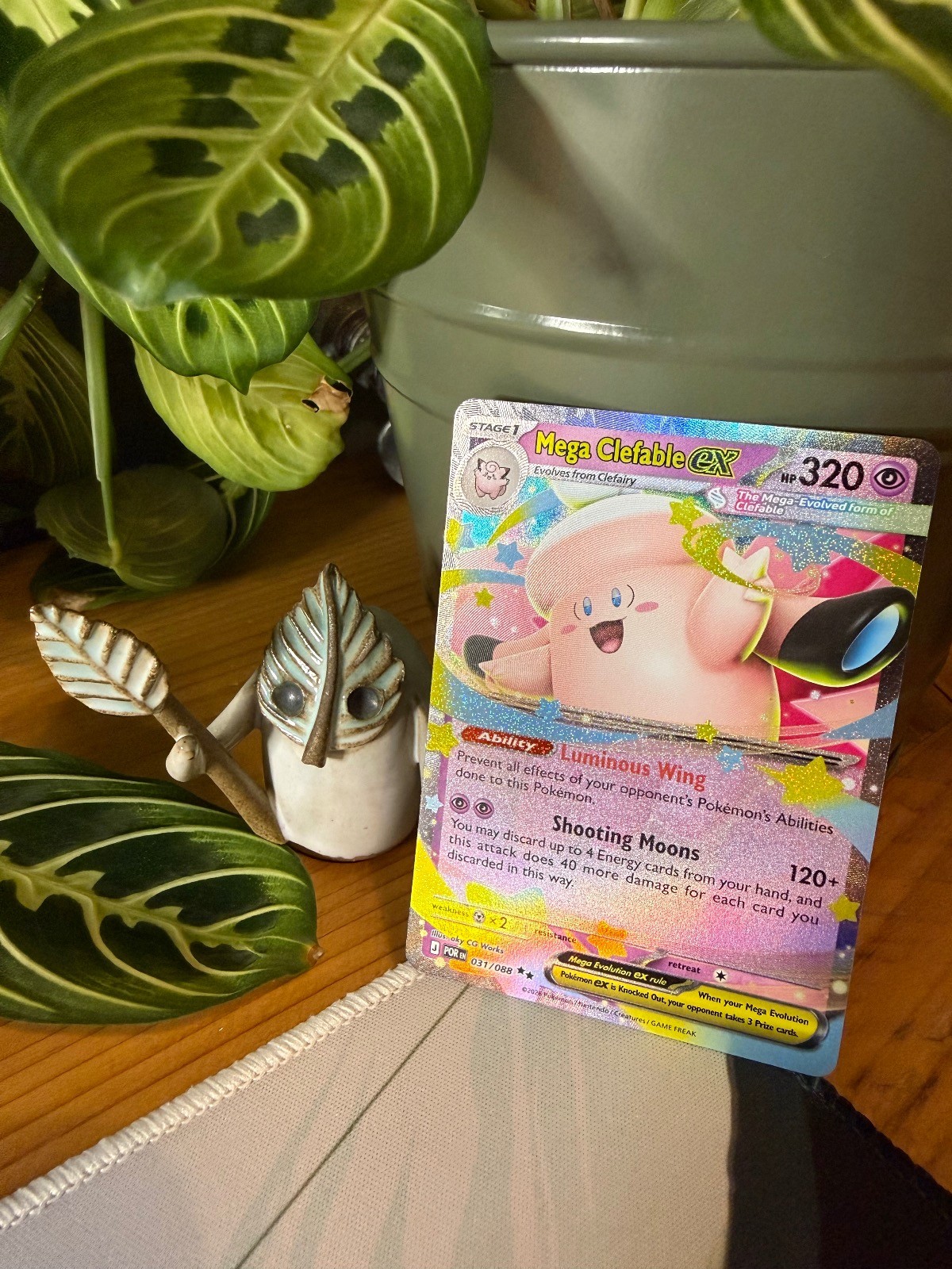 Mega Clefable ex 031/088 Ultra Rare Perfect Order Pokemon Holo NM