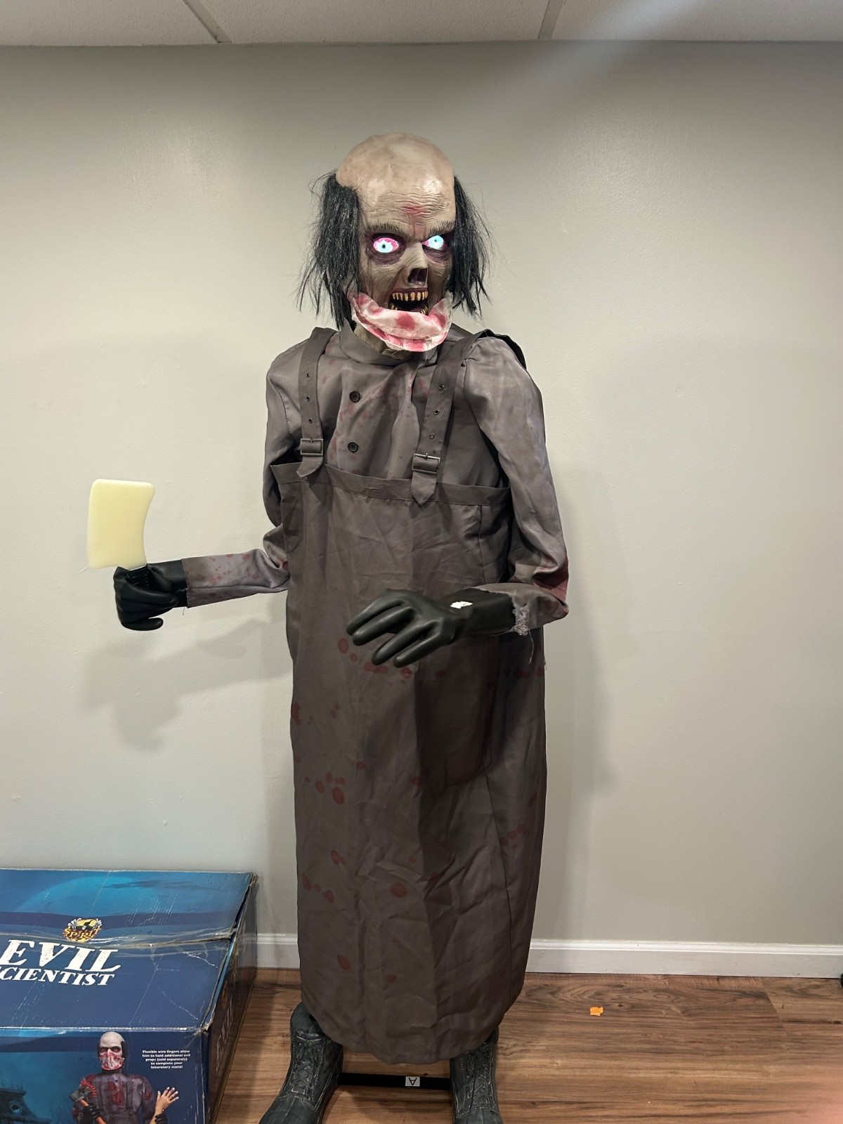 Spirit Halloween Retired Evil Scientist Prop Decoration Read description