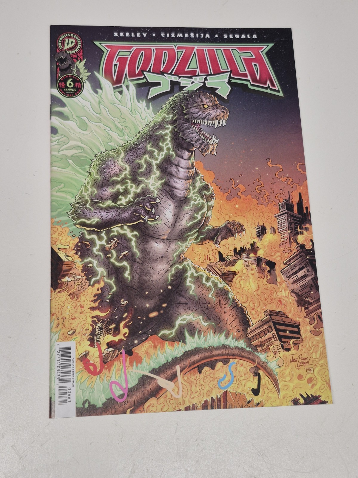 Godzilla #6 PCB HOBBY Exclusive Signed 