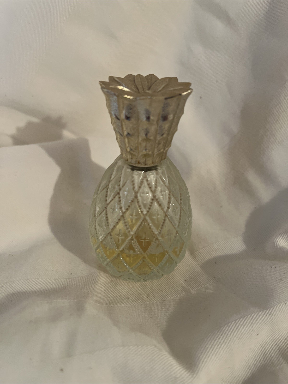 Vintage 1970s Avon Pineapple Petite Bottle Regence Cologne, No Box, Nearly Empty