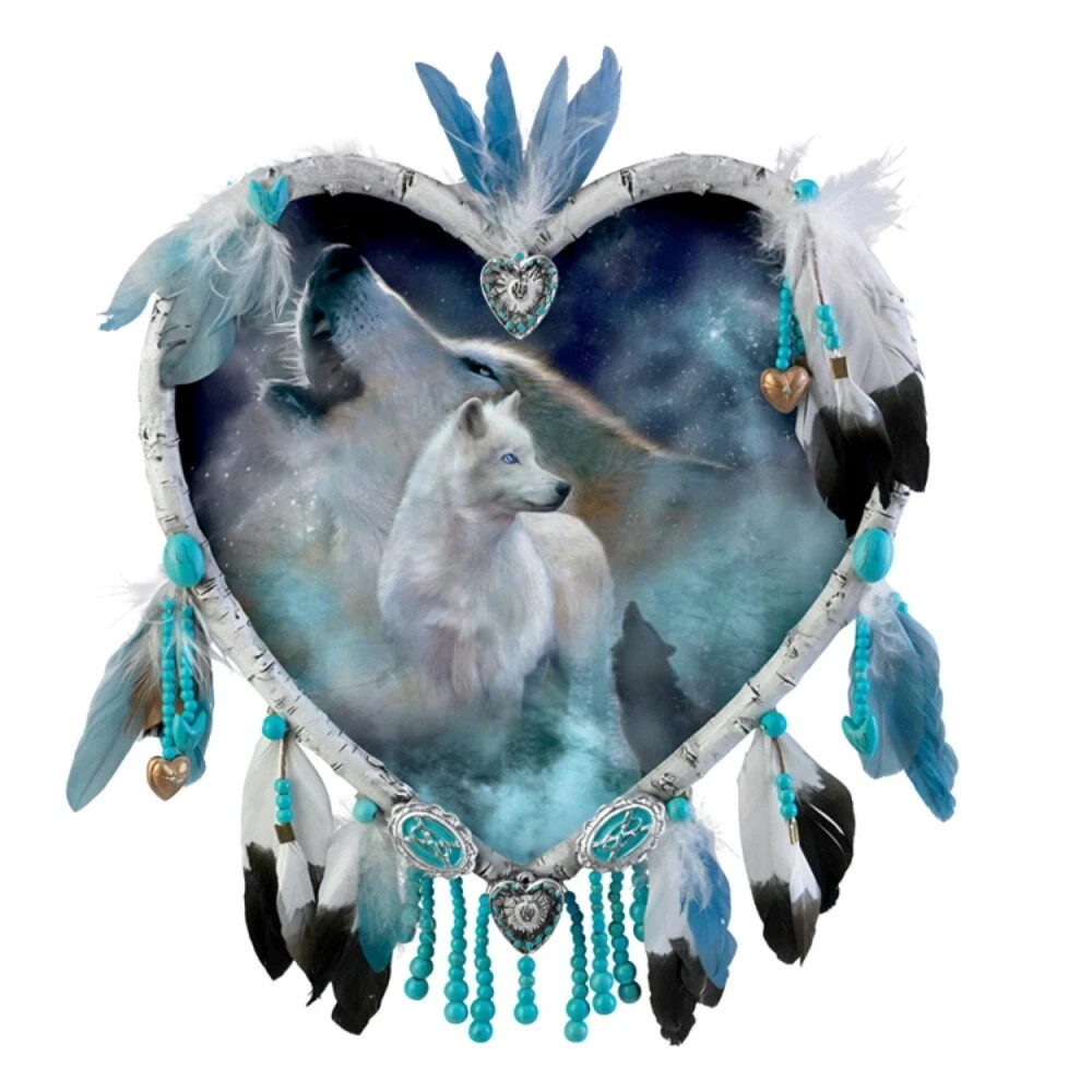 The Bradford Exchange #4: \'Heartsong\' Dreamcatcher by Carol Cavalaris 9.5-Inches