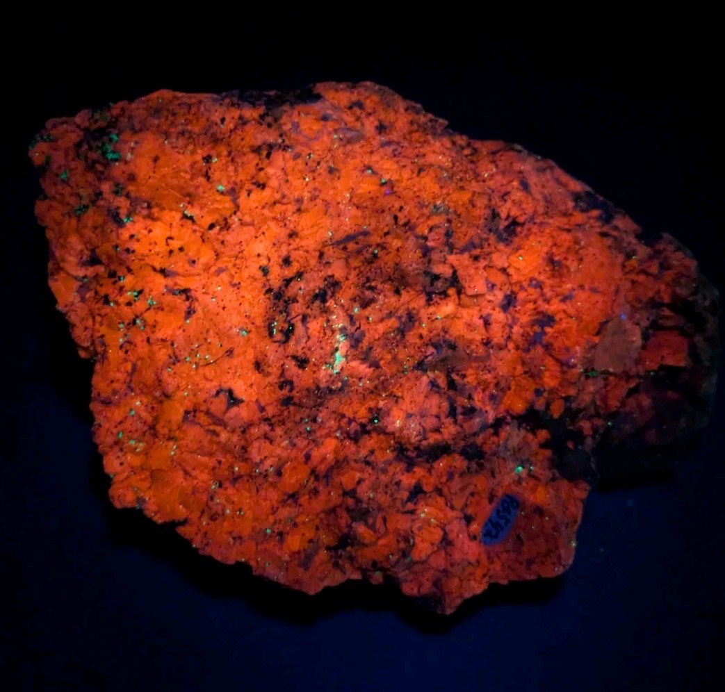 Huge Fluorescent Calcite Specimen 2 Lbs 12.6 Oz Franklin Mine