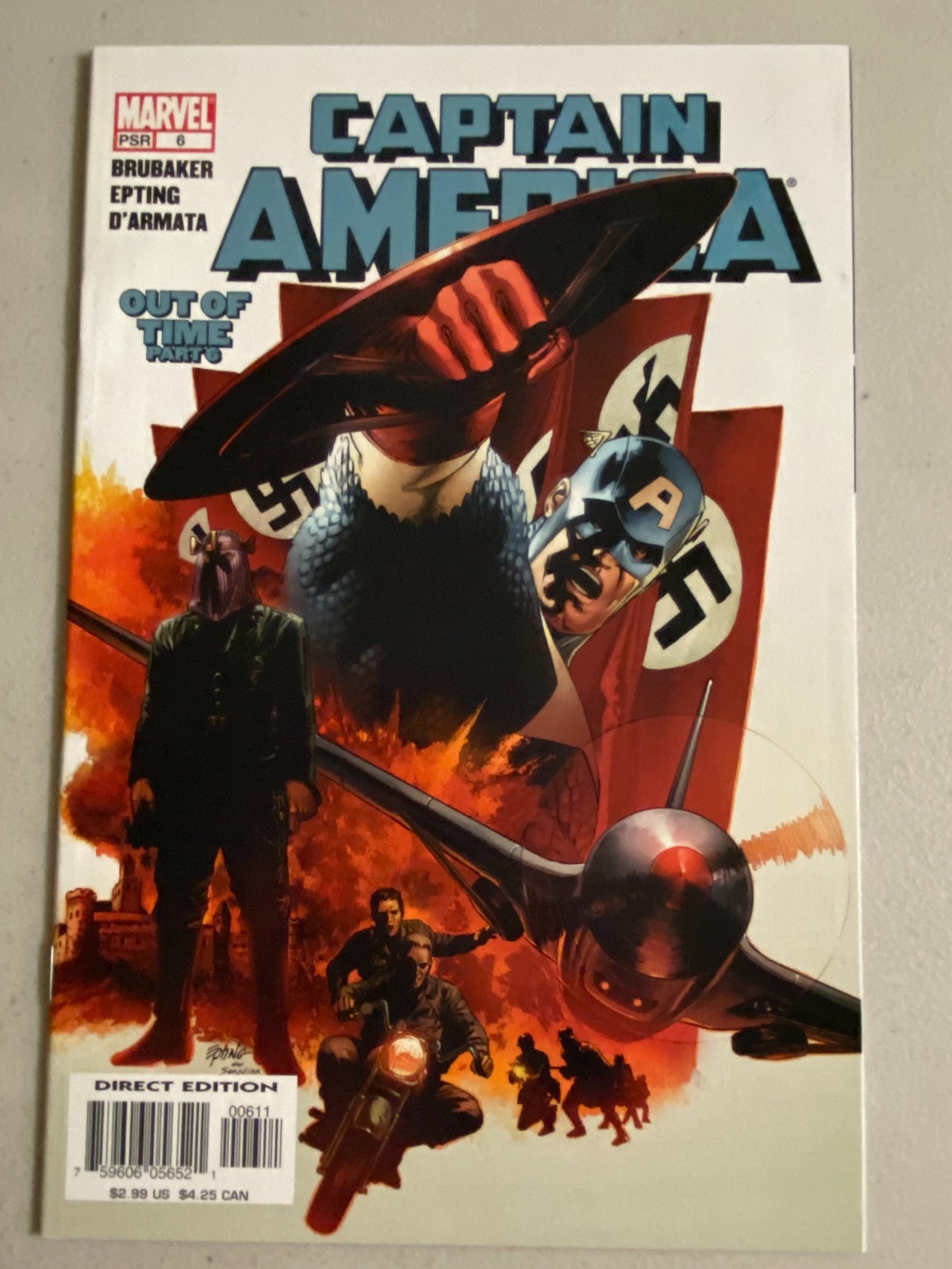 Captain America #6 1st Winter Soldier 7.0 (2005)