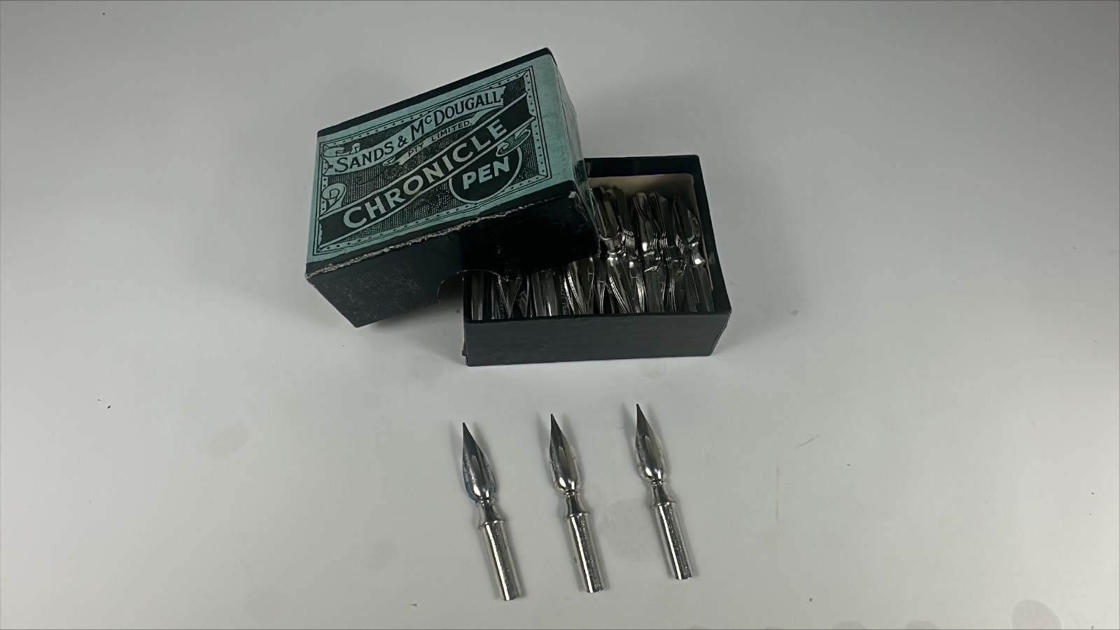 NOS Sands & McDougall Chronicle Pen (WWI) Dip Pen Nibs - 1 Box of 144