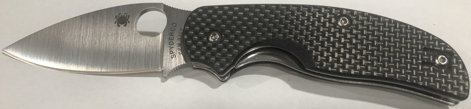 Spyderco Sage 1 C123CFP CPM S30V Carbon Fiber Liner Lock Discontinued