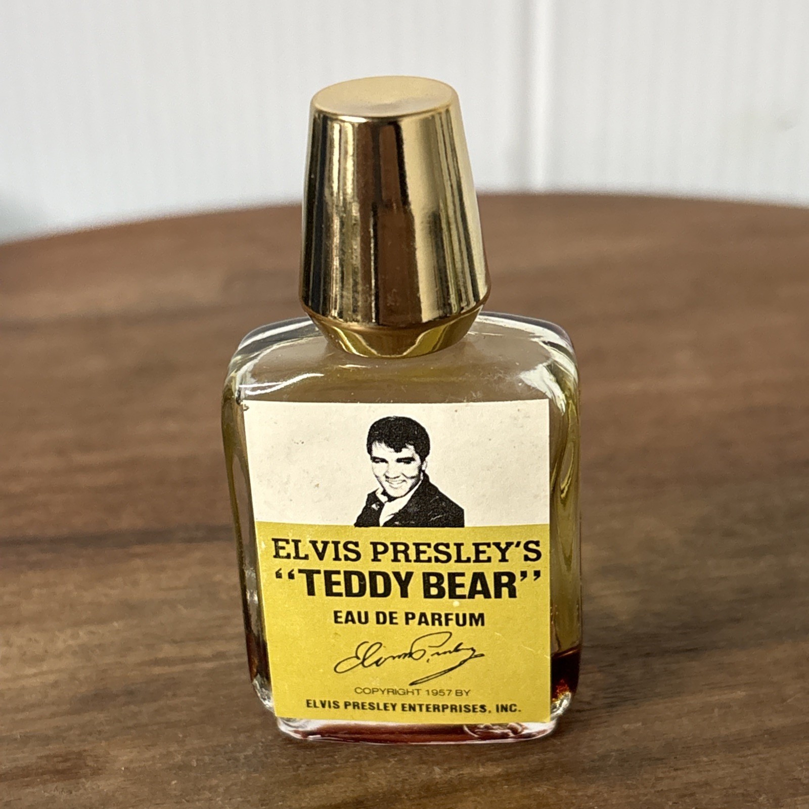 Elvis Presley Teddy Bear Eau De Parfum Cologne 1965 Rare Rockabilly Vintage