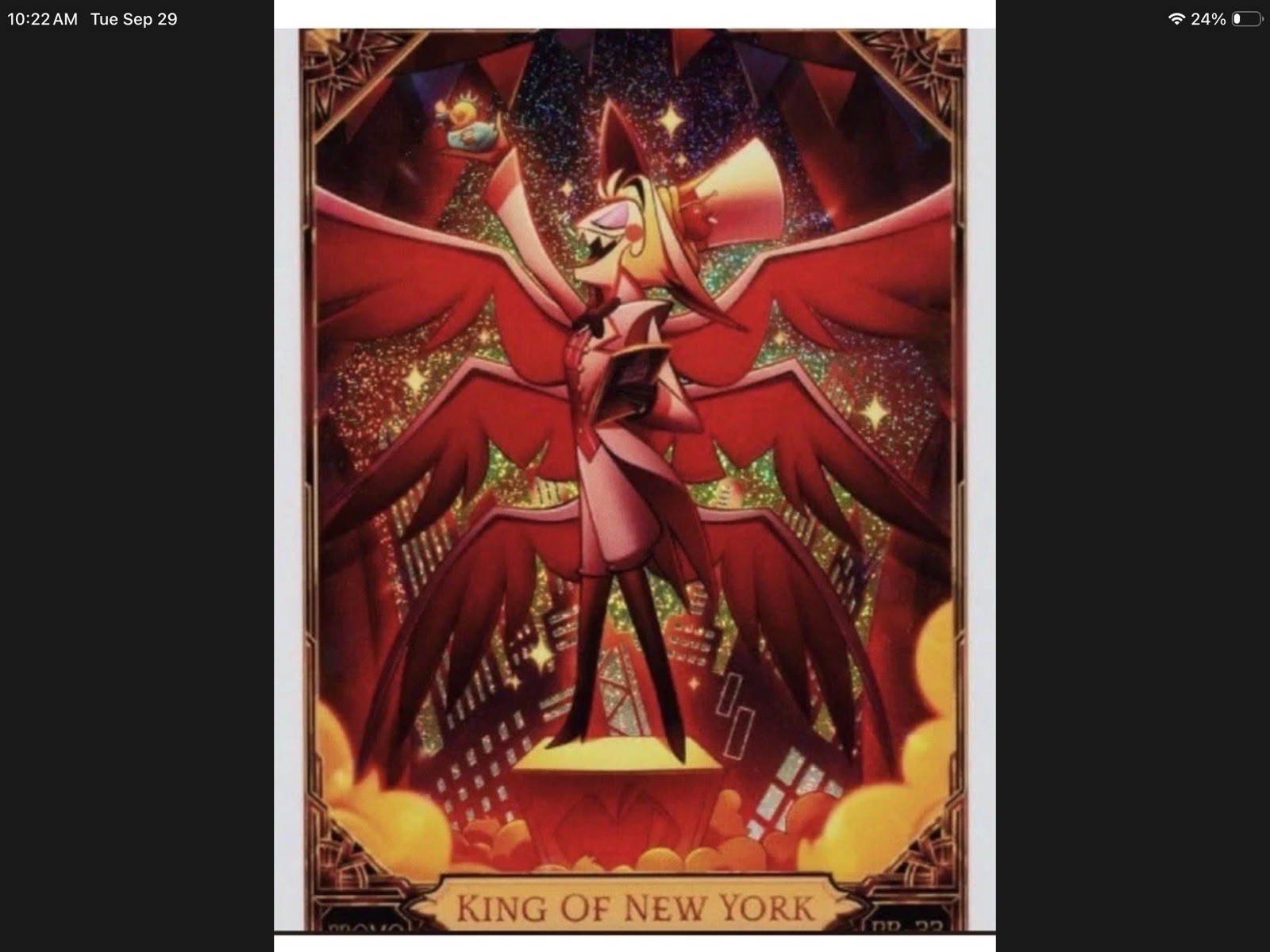 NYCC 2026 PSA HAZBIN HOTEL LUCIFER KING OF NEW YORK PROMO CARD -presale