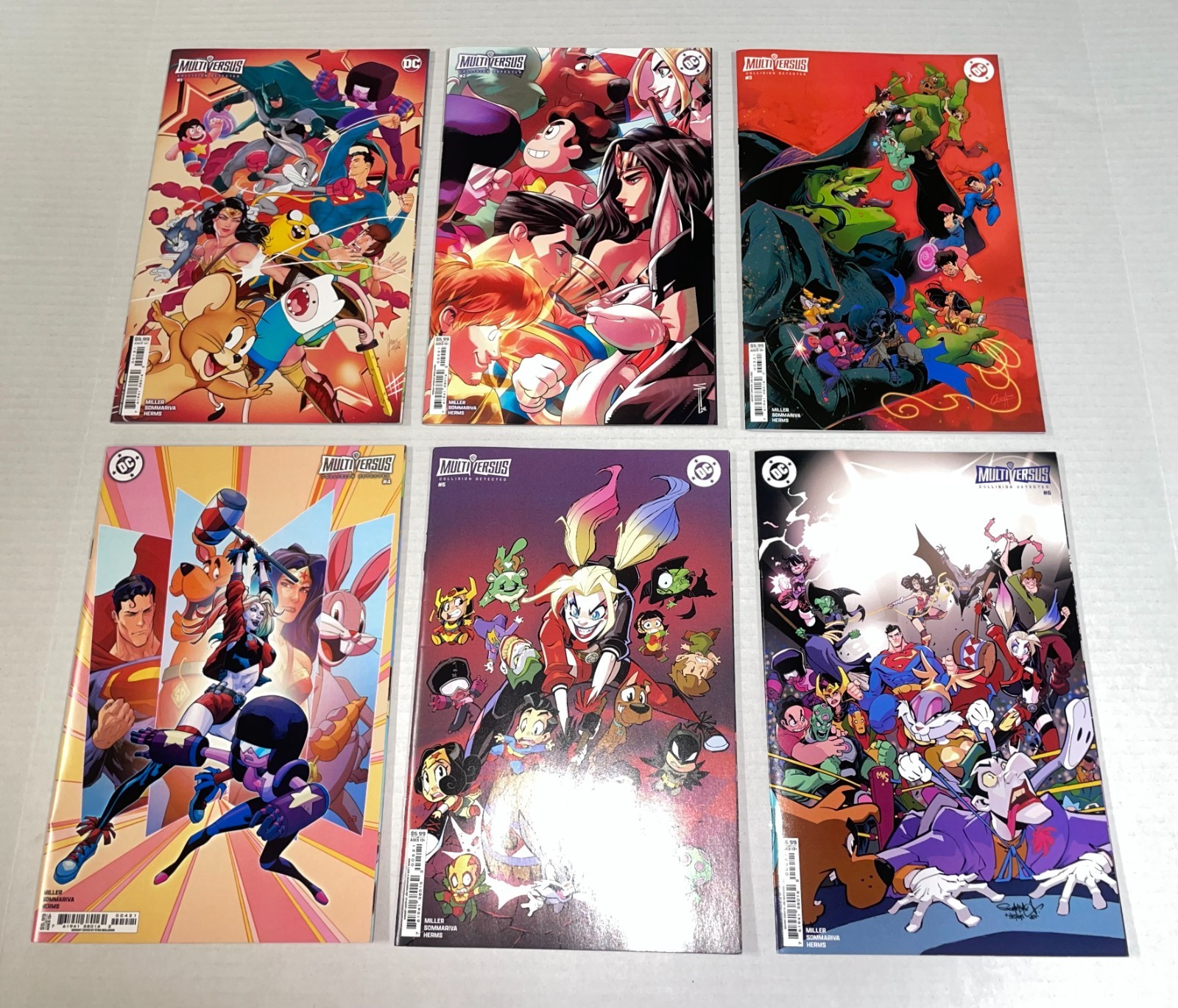 Multiversus: Collision Detected #1-6 Complete Variant Set (2024 DC Comics)