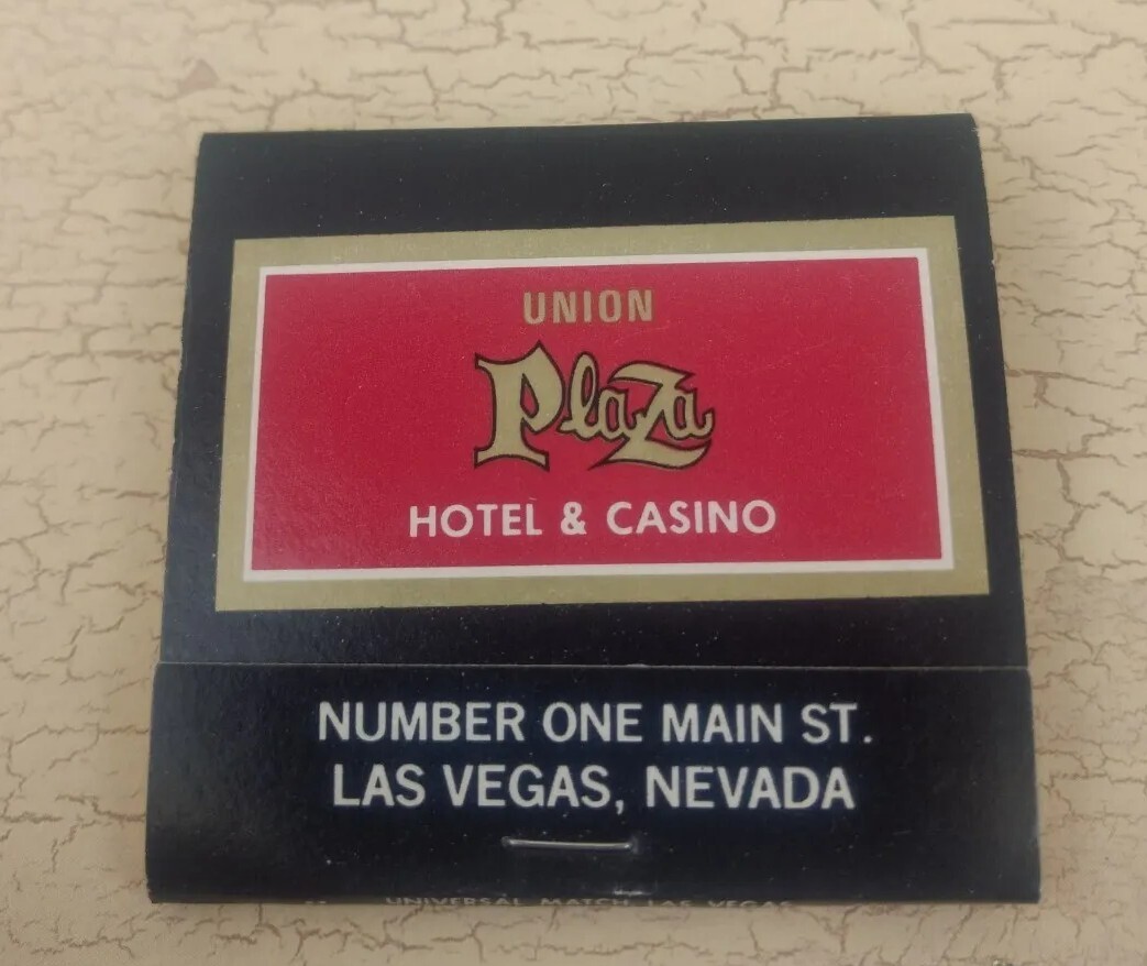 Union Plaza Hotel & Casino Matchbook - Preowned