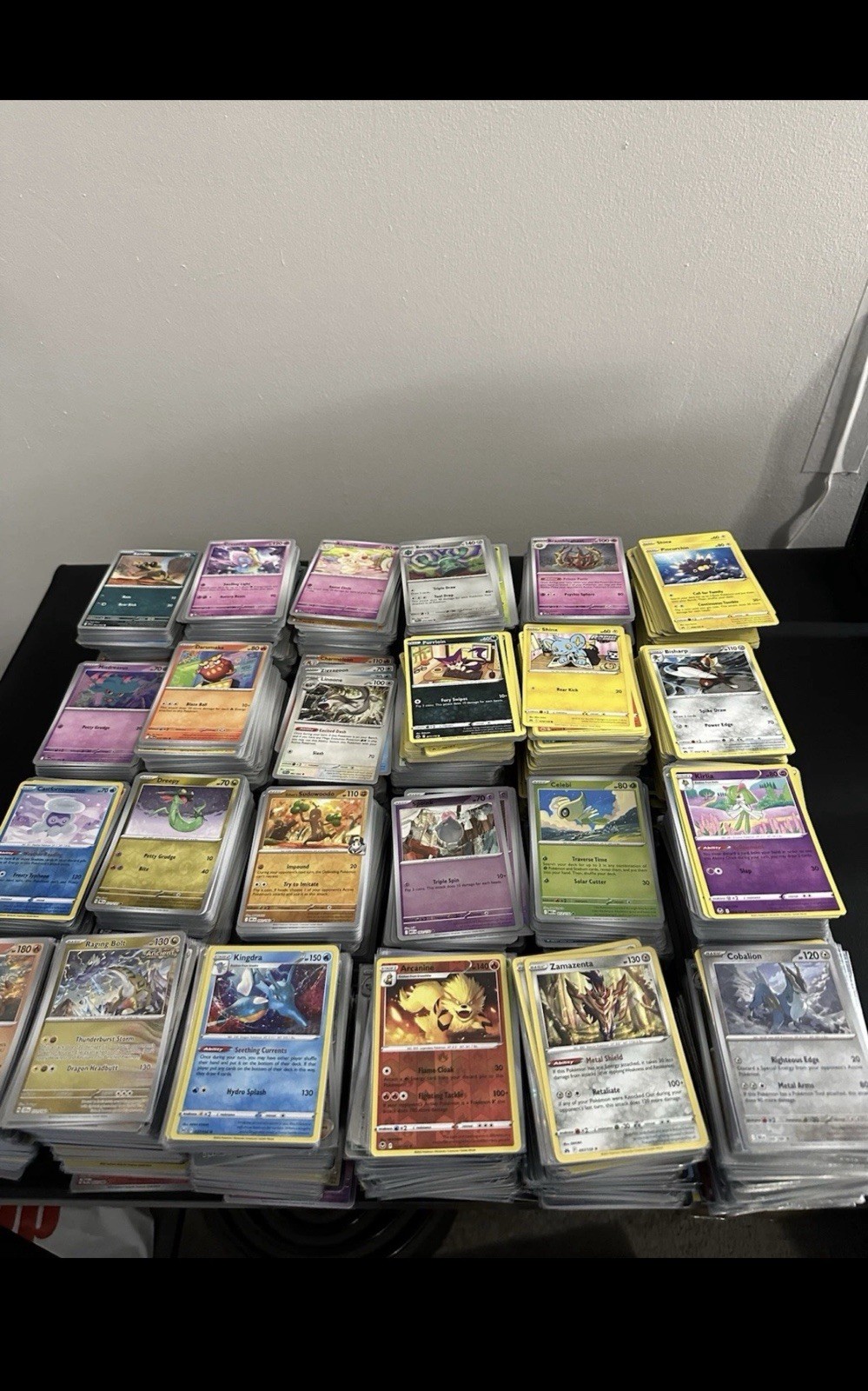 1000 English Pokemon Bulk Lot including 100 Holos - C/UC/Rares - No Energy
