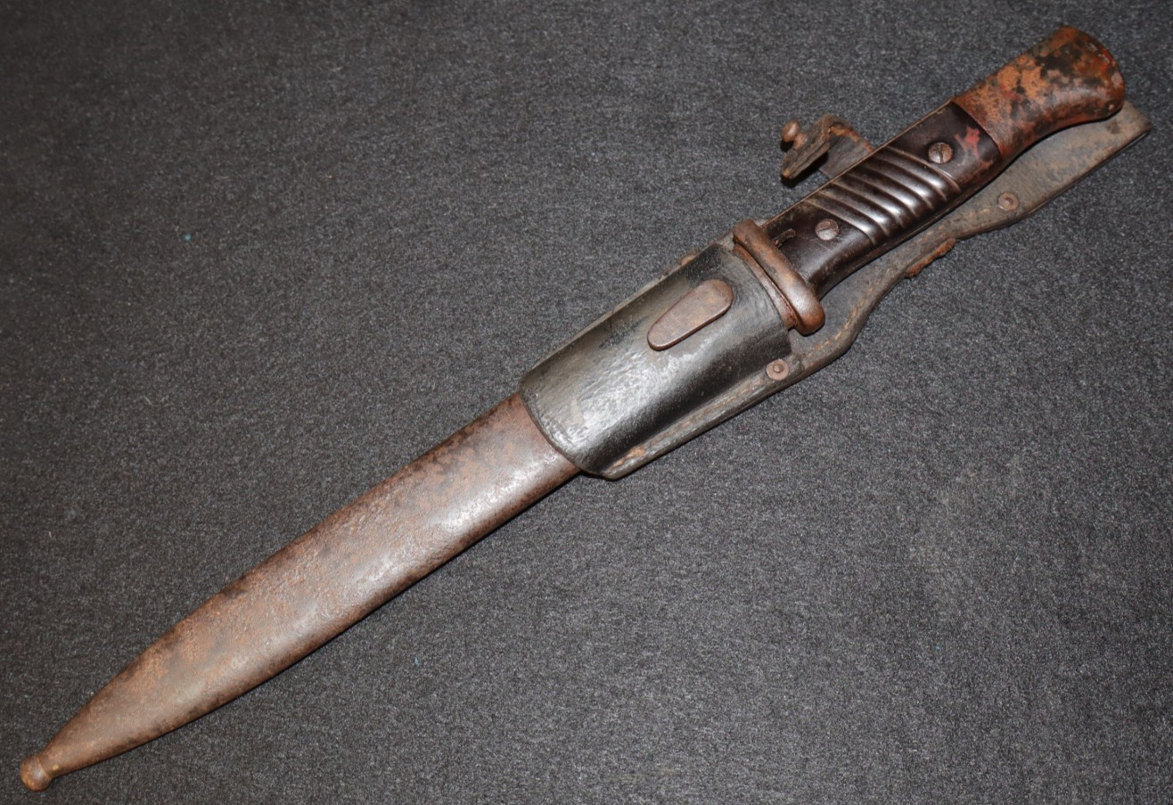 WW2 German Wehrmacht K98 Bayonet ffc41 Friedrich Herder Abr. Sohn Solingen gfg42
