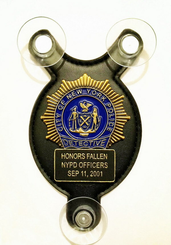 Honors Fallen NYPD officers Sep 11, 2001. Salute our Heroes police car shield Honors Fallen NYPD officers Sep 11, 2001. Salute our Heroes police car shield