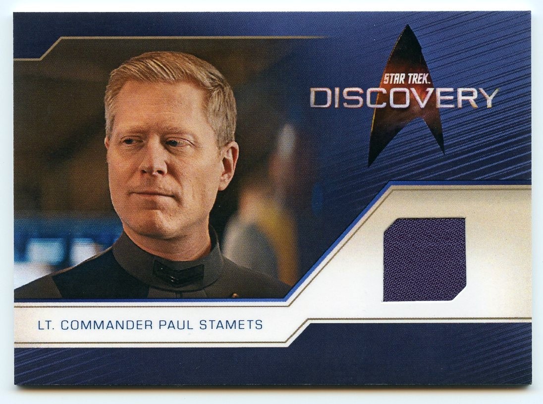 Star Trek Discovery Season 3 Costume Card RC41 Lieutenant Paul Stamets Blue Var