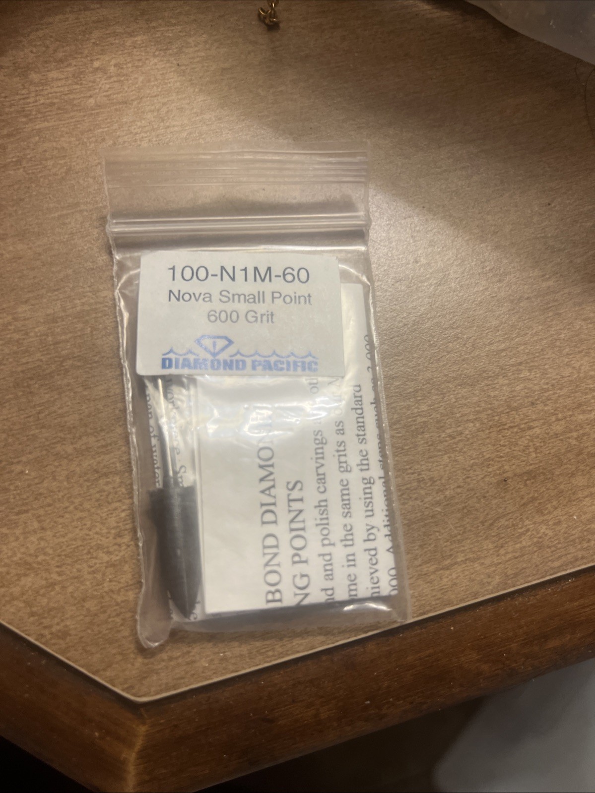 Nova Small Point 600 Grit Diamond Pacific 100-N1M-60