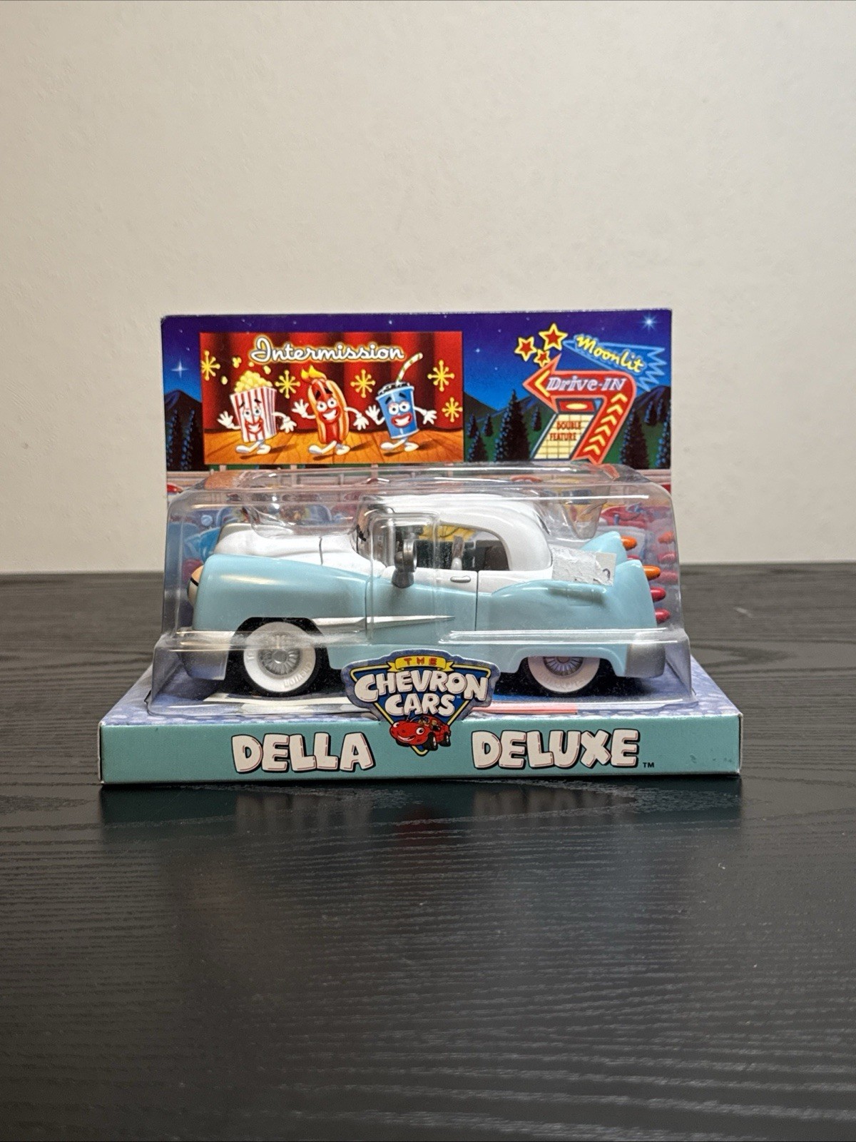  Vintage 2001 THE CHEVRON CARS Collectible Della Deluxe NEW IN BOX NIB