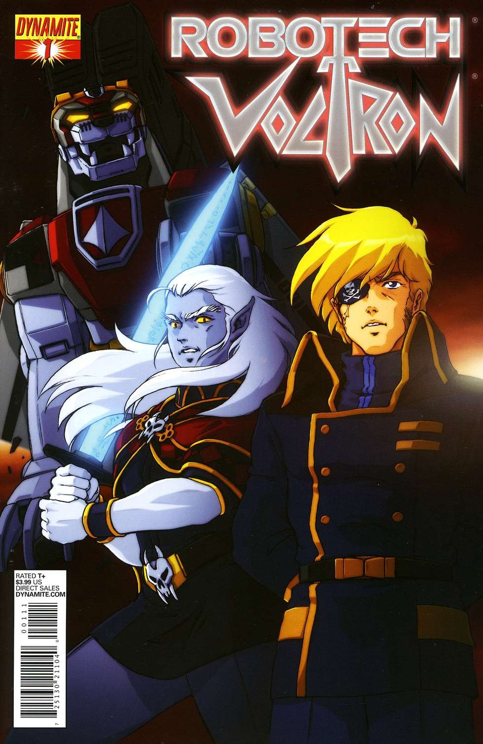 Robotech/Voltron (Vol. 1) #1 VF/NM; Dynamite | w/Bag+Board