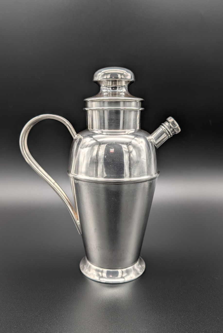Rare Antique Apollo Silverplate Cocktail Shaker Pitcher by Bernard Rice\'s Sons
