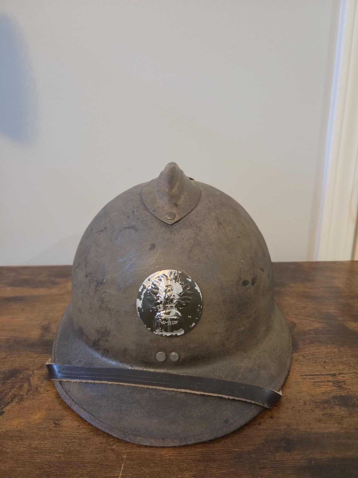 WWII WW2 French Military Army M26 RF Adrian Infantry Helmet W/ Liner