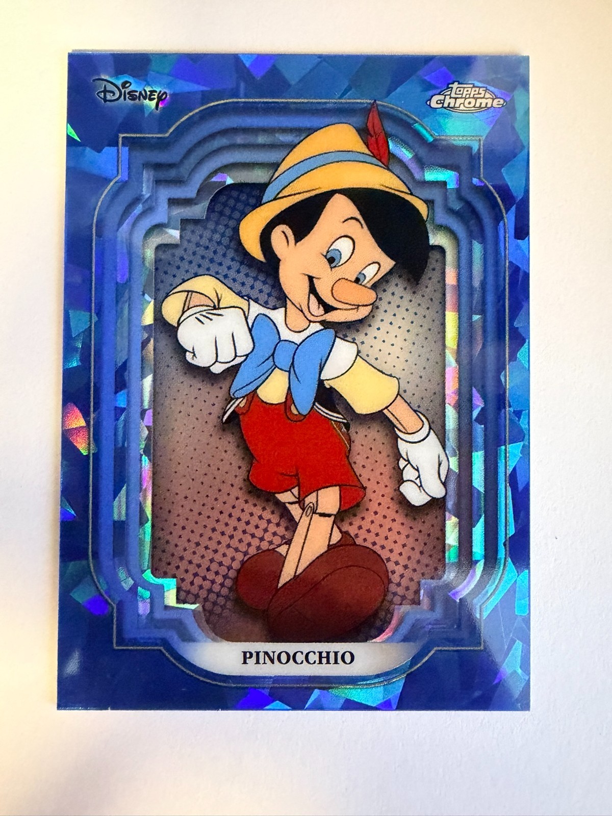 2024 Topps Chrome Disney Sapphire Pinocchio #113 - 1st Year Sapphire