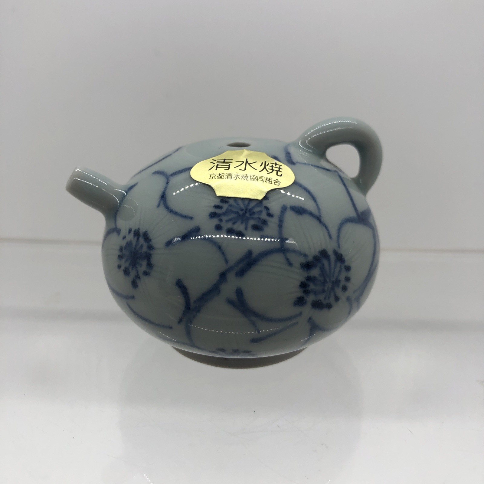 Kiyomizu Ware Scholar’s Water Dropper Dripper Kyoto Pottery Cooperative 