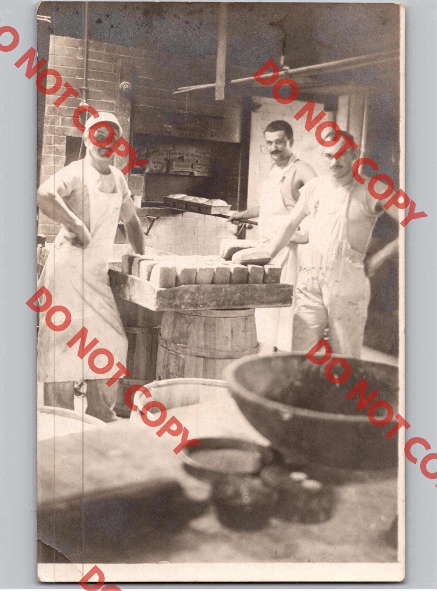 c1910 Baking Bread Occupational STIRLING New Jersey NJ Long Hill Morris Cty RPPC