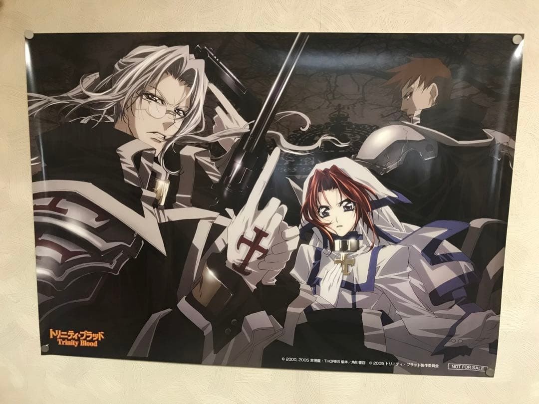 Trinity Blood 2005 Promotional Poster Japanese Not for sale 20.3 x 28.7 inches