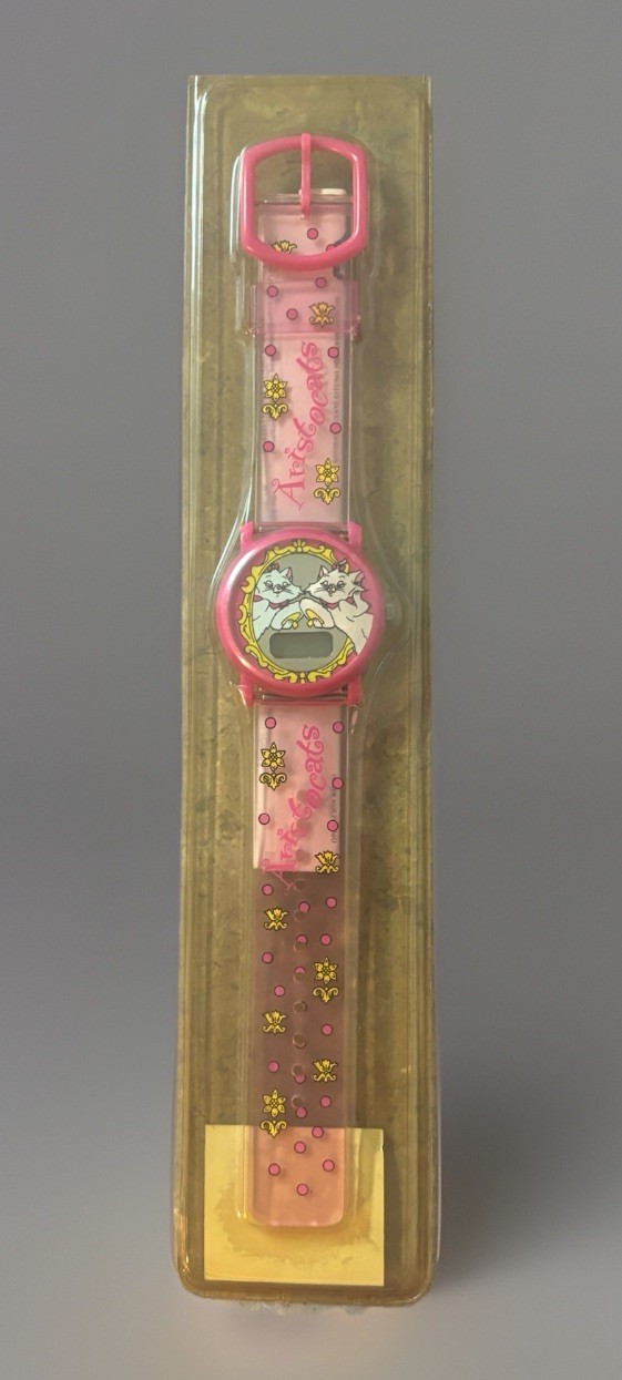 Vintage Fantasma Walt Disney The Aristocats Marie Digital Watch New