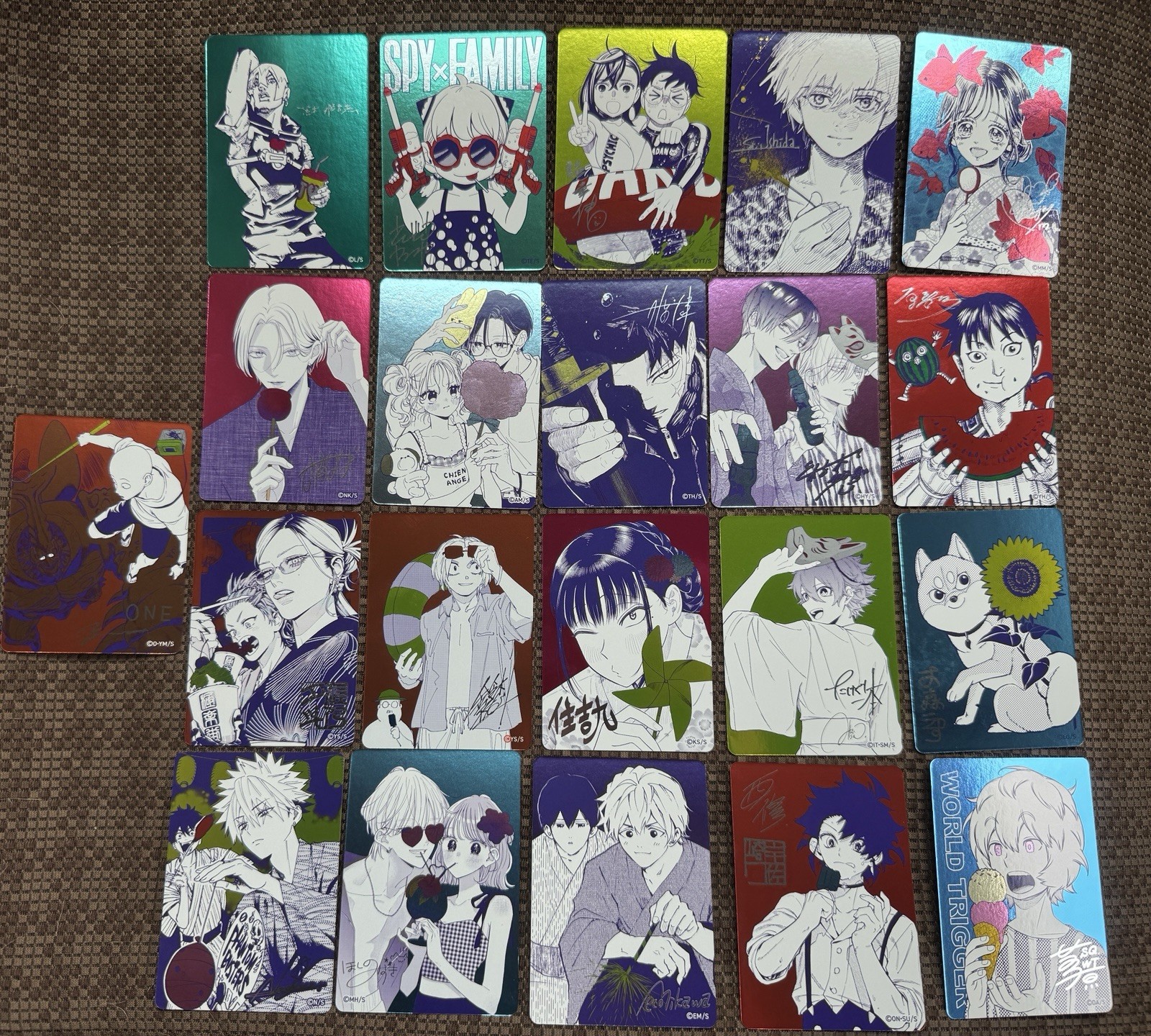 Natsucomi 2026 Limited Metakira Metallic Card Set of 21 shonen jump