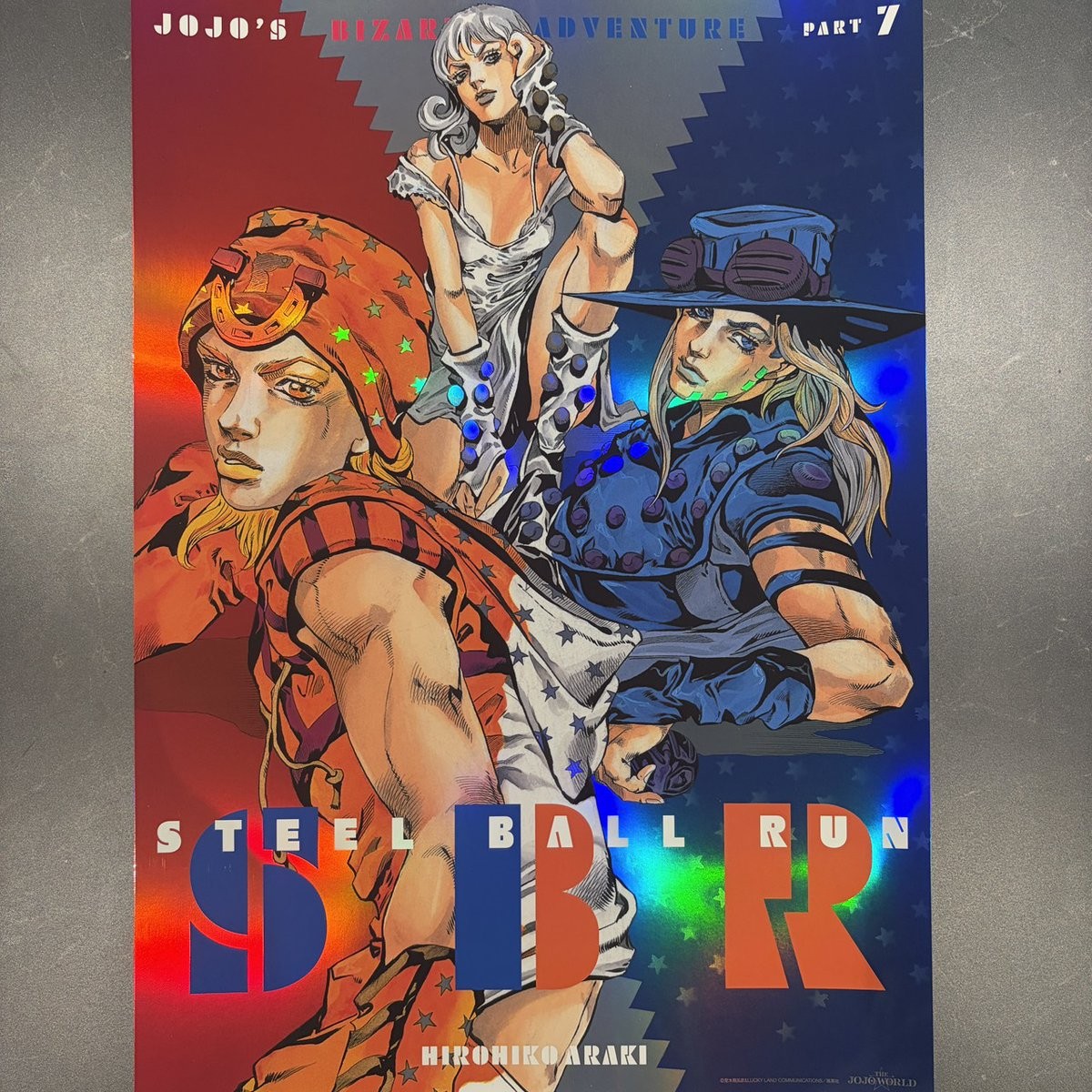 JoJo’s Bizarre Adventure Steel Ball Run Part 7 B3 Aurora Poster Vol.2 JOJO WORLD