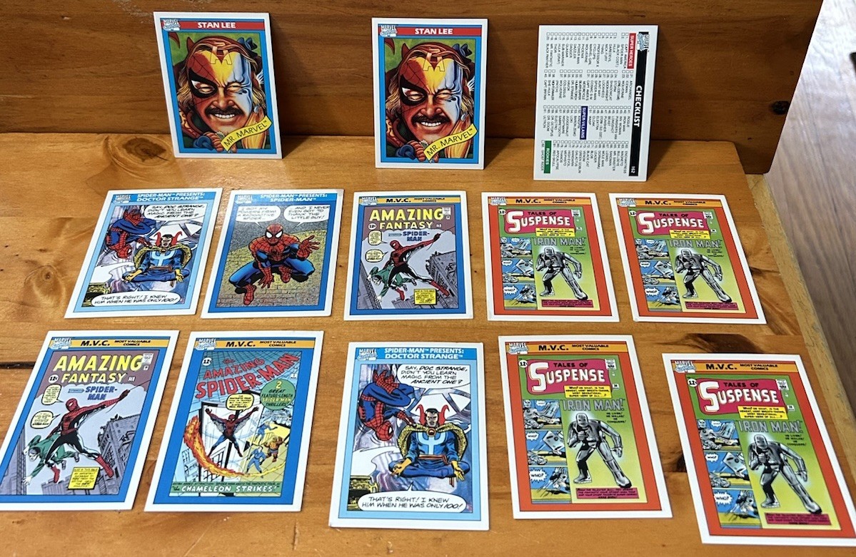 1990 Marvel Universe SERIES 13 Mixed Card Lot Some Duplicates “MINT” 2 Stan Lee