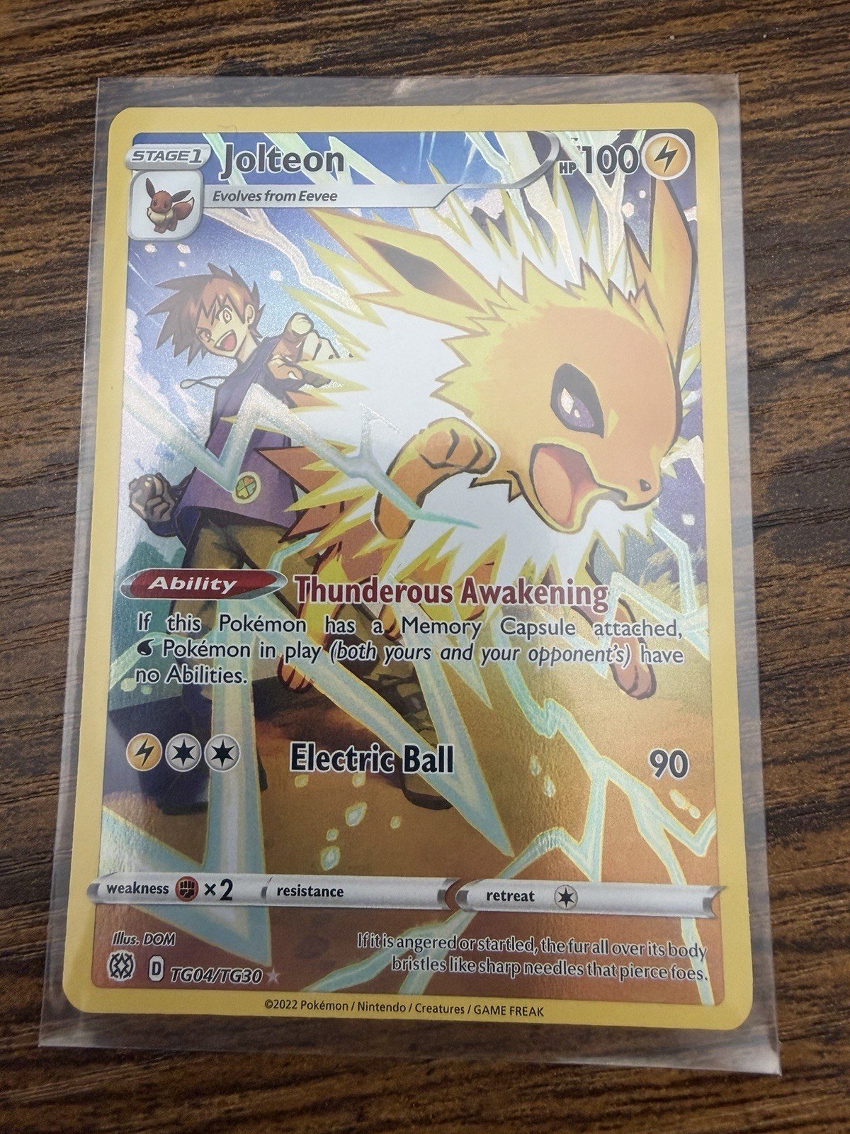 Pokémon TCG Jolteon TG04/TG30 Brilliant Stars TG Ultra Rare Holo