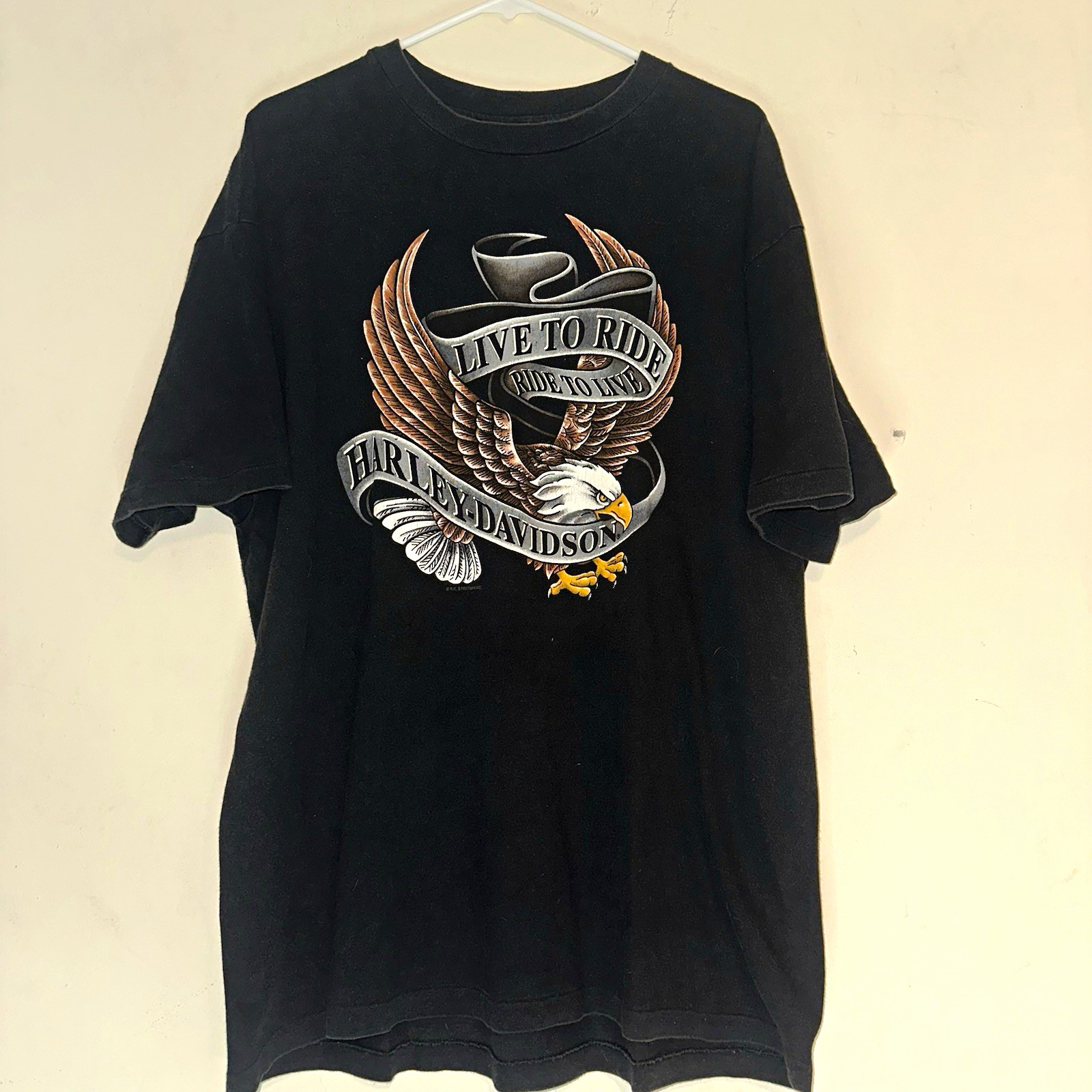 Vintage Harley-Davidson Live To Ride Single Stitch Arizona Men’s T Shirt XL 1993