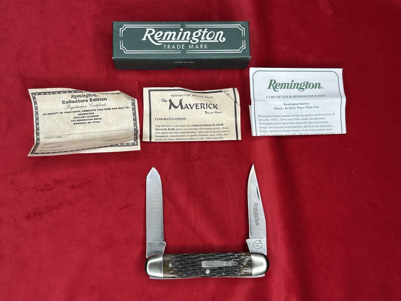 Remington 2005 R4353B Bullet Knife \